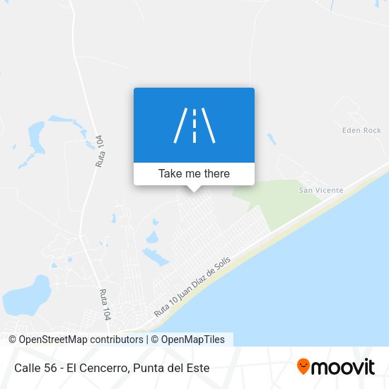 Calle 56 - El Cencerro map