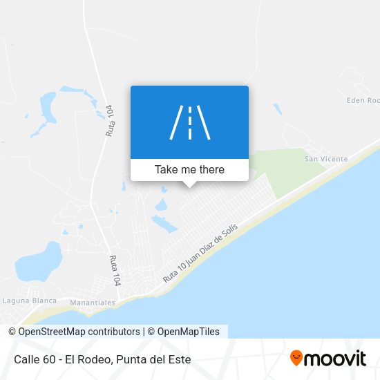 Mapa de Calle 60 - El Rodeo