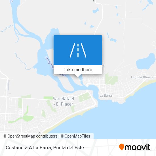 Mapa de Costanera A La Barra