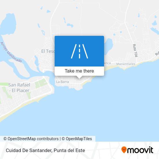 Cuidad De Santander map