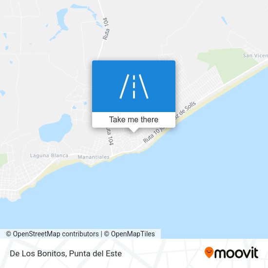 Mapa de De Los Bonitos