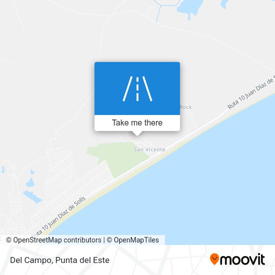 Mapa de Del Campo