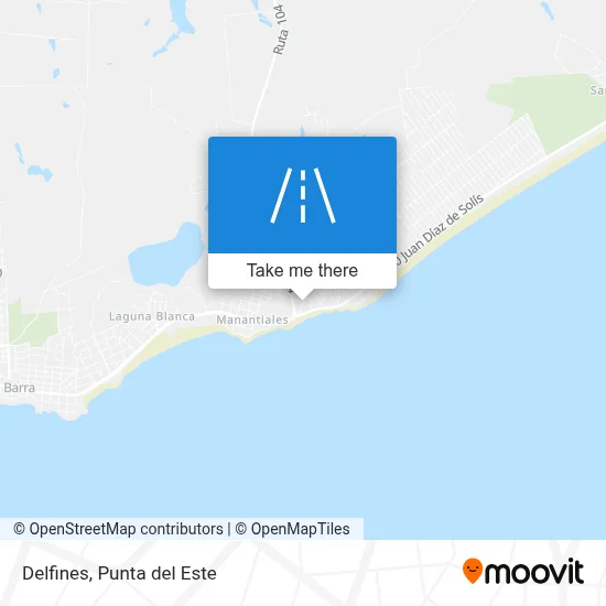 Delfines map