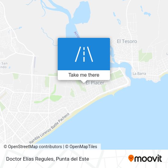 Doctor Elías Regules map