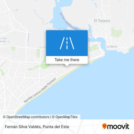 Fernán Silva Valdés map