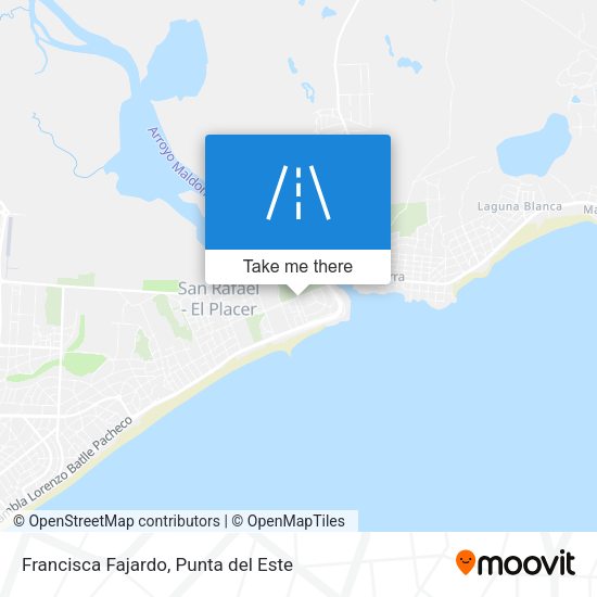 Francisca Fajardo map