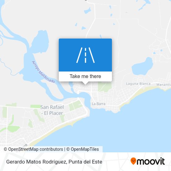 Mapa de Gerardo Matos Rodríguez