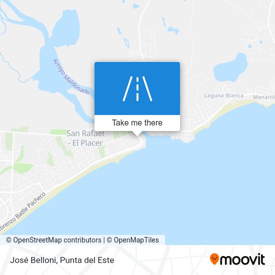José Belloni map