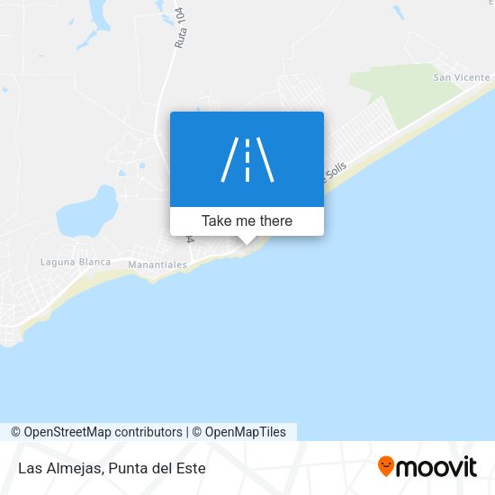 Mapa de Las Almejas