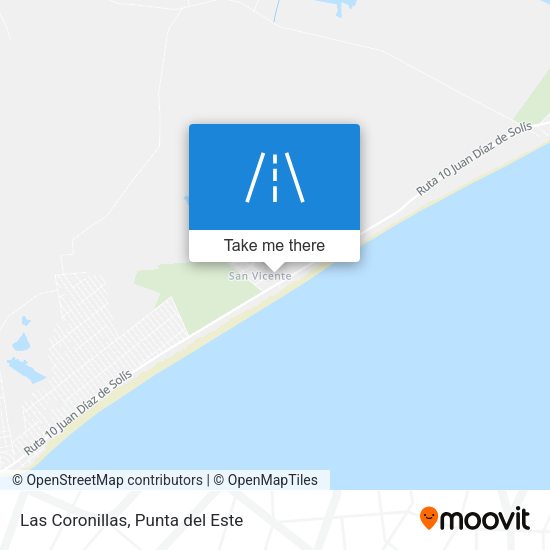 Mapa de Las Coronillas