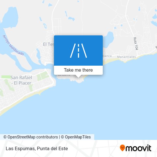 Mapa de Las Espumas