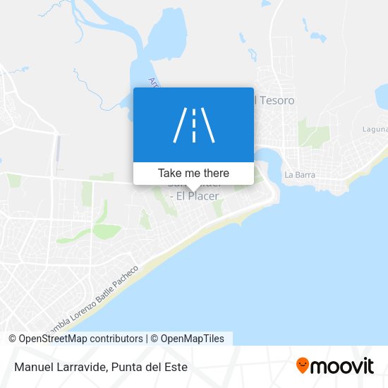 Mapa de Manuel Larravide