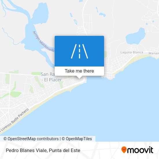Pedro Blanes Viale map