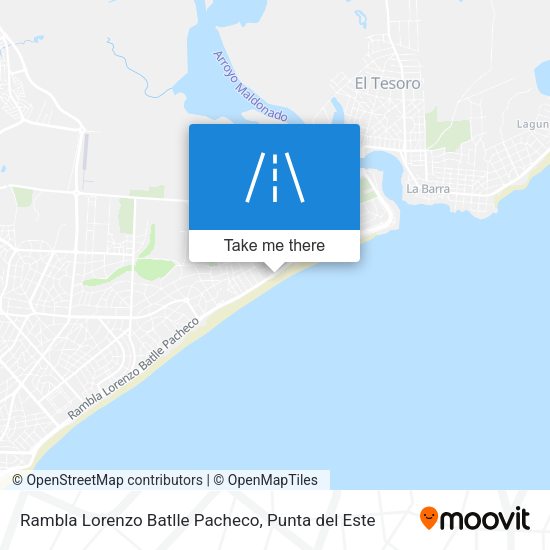Rambla Lorenzo Batlle Pacheco map