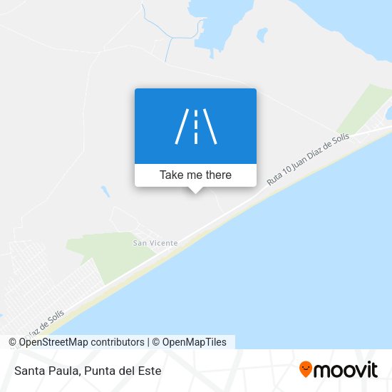 Mapa de Santa Paula