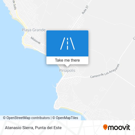 Atanasio Sierra map