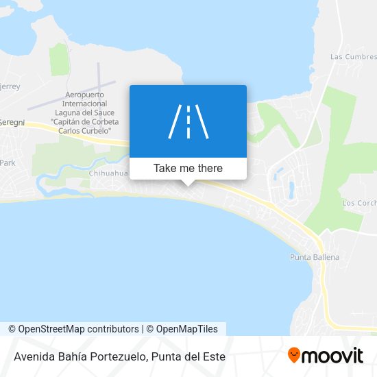 Mapa de Avenida Bahía Portezuelo