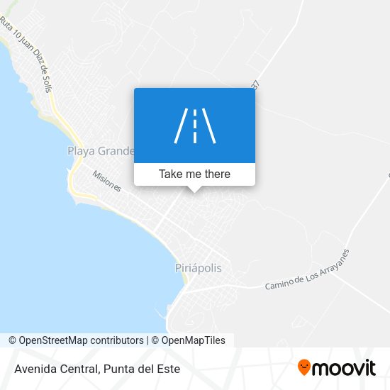 Mapa de Avenida Central
