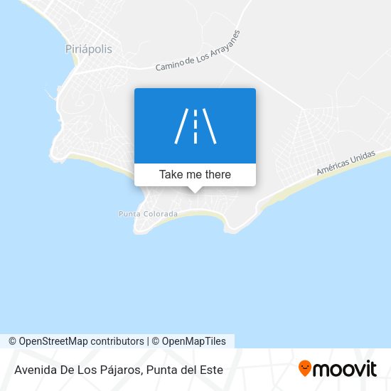 Avenida De Los Pájaros map