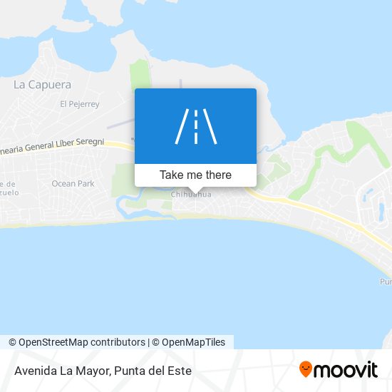 Mapa de Avenida La Mayor