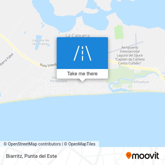 Mapa de Biarritz