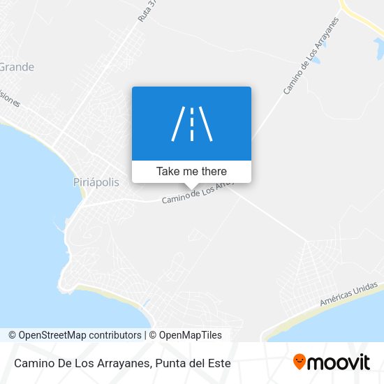 Camino De Los Arrayanes map