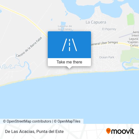 Mapa de De Las Acacias