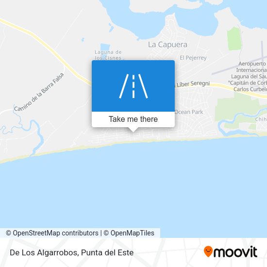 De Los Algarrobos map