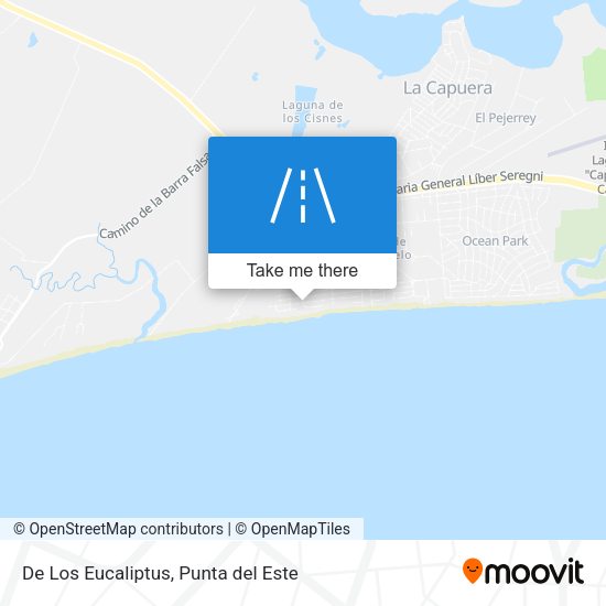 De Los Eucaliptus map