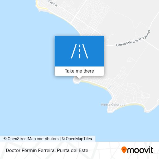 Doctor Fermín Ferreira map