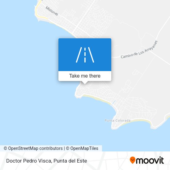 Doctor Pedro Visca map