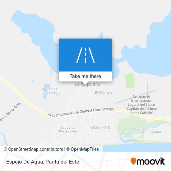 Mapa de Espejo De Agua