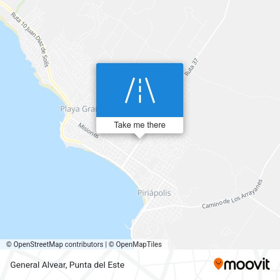 General Alvear map