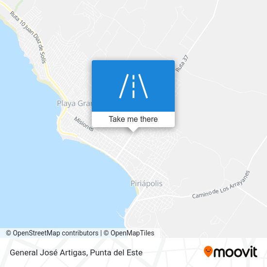 Mapa de General José Artigas