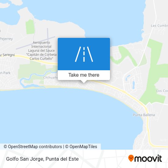 Golfo San Jorge map