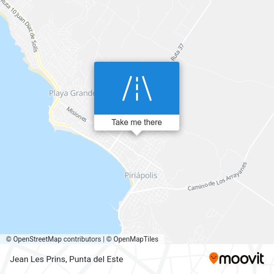 Jean Les Prins map