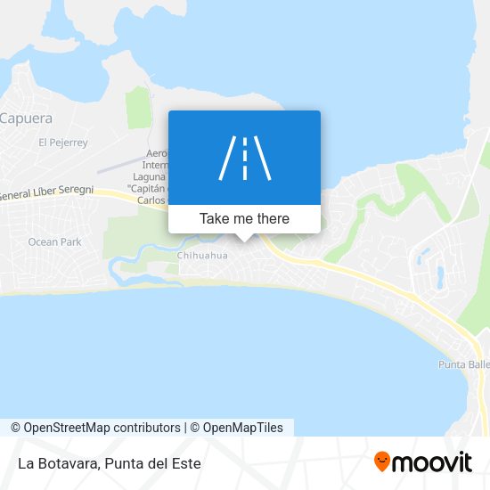 Mapa de La Botavara