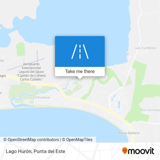 Mapa de Lago Hurón