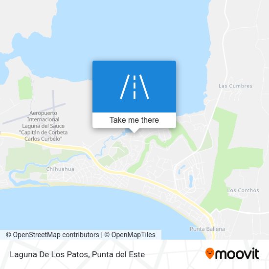 Laguna De Los Patos map