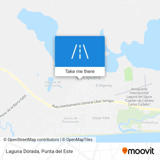 Laguna Dorada map