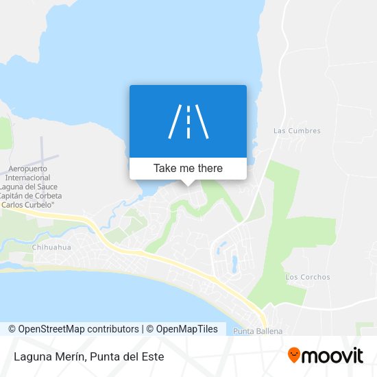 Laguna Merín map