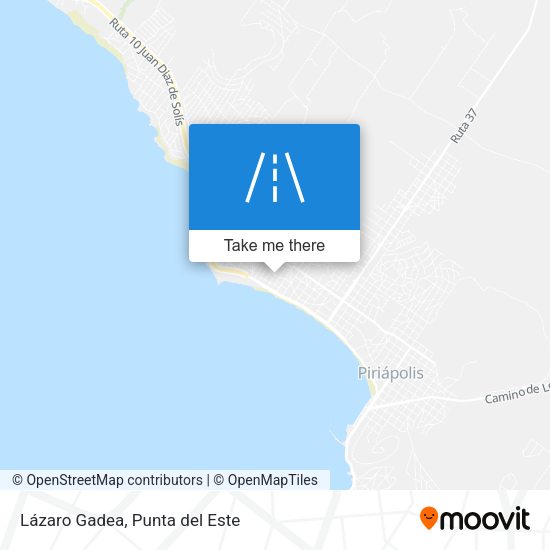 Lázaro Gadea map