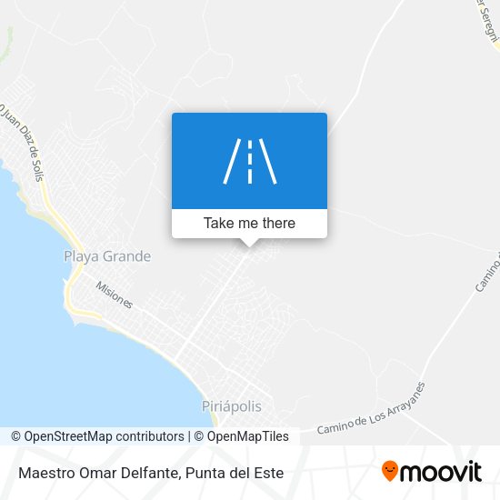 Maestro Omar Delfante map