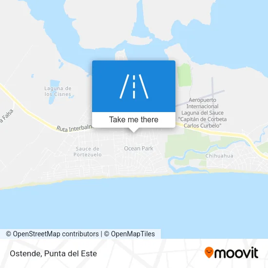 Ostende map