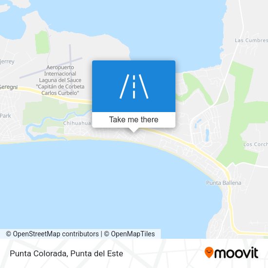 Mapa de Punta Colorada
