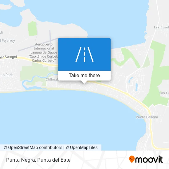 Punta Negra map