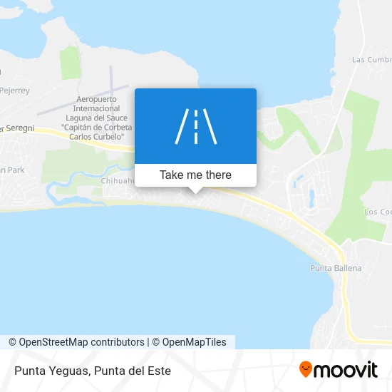 Punta Yeguas map