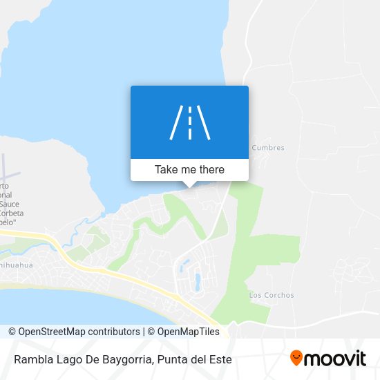 Rambla Lago De Baygorria map