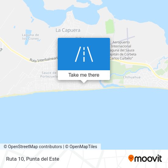 Mapa de Ruta 10