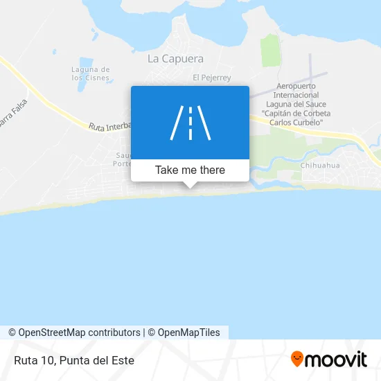 Ruta 10 map